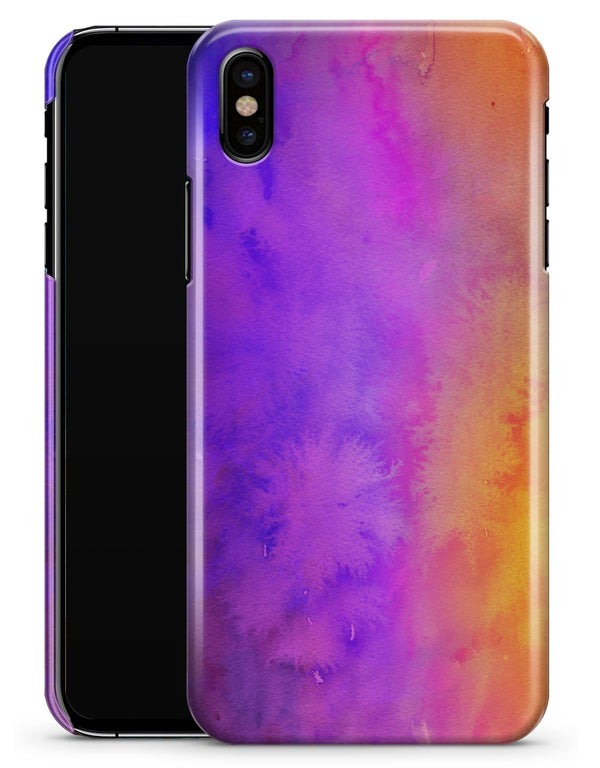 Washed 821 Absorbed Watercolor Texture - iPhone X Clipit Case