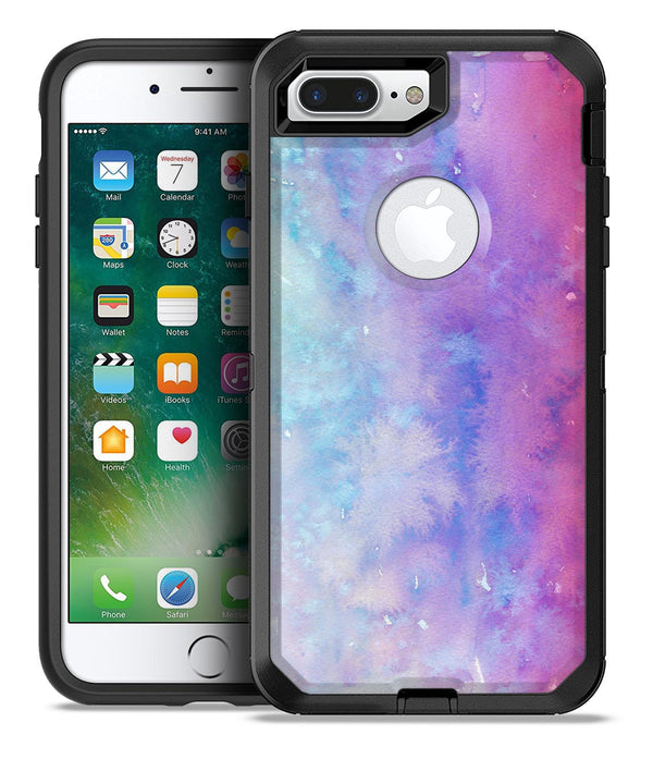 Washed Dyed 2142 Absorbed Watercolor Texture - iPhone 7 or 7 Plus Commuter Case Skin Kit