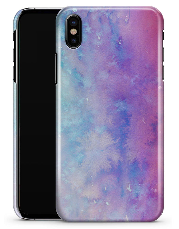 Washed Dyed 2142 Absorbed Watercolor Texture - iPhone X Clipit Case
