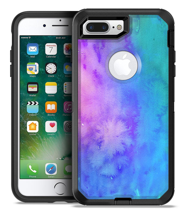 Washed Dyed Absorbed Watercolor Texture - iPhone 7 or 7 Plus Commuter Case Skin Kit