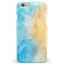 Washed Ocean 42 Absorbed Watercolor Texture iPhone 6/6s or 6/6s Plus INK-Fuzed Case