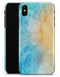 Washed Ocean 42 Absorbed Watercolor Texture - iPhone X Clipit Case