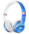 Washed Ocean Blue 402 Absorbed Watercolor Texture Full-Body Skin Kit for the Beats by Dre Solo 3 Wireless Headphones