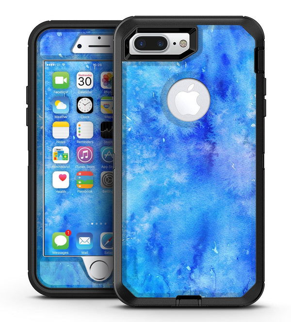 Washed Ocean Blue 402 Absorbed Watercolor Texture - iPhone 7 Plus/8 Plus OtterBox Case & Skin Kits