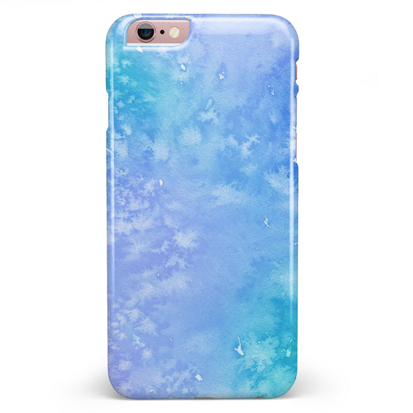 Washed Ocean Blue 42 Absorbed Watercolor Texture iPhone 6/6s or 6/6s Plus INK-Fuzed Case