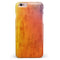 Washed Orange Absorbed Watercolor Texture iPhone 6/6s or 6/6s Plus INK-Fuzed Case