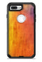 Washed Orange Absorbed Watercolor Texture - iPhone 7 or 7 Plus Commuter Case Skin Kit