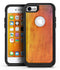Washed Orange Absorbed Watercolor Texture - iPhone 7 or 8 OtterBox Case & Skin Kits