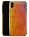 Washed Orange Absorbed Watercolor Texture - iPhone X Clipit Case