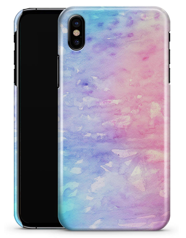Washed Pink 4 Absorbed Watercolor Texture - iPhone X Clipit Case