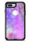 Washed Purple Absorbed Watercolor Texture - iPhone 7 or 7 Plus Commuter Case Skin Kit