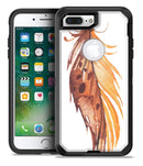 WaterColor DreamFeathers v7 - iPhone 7 or 7 Plus Commuter Case Skin Kit