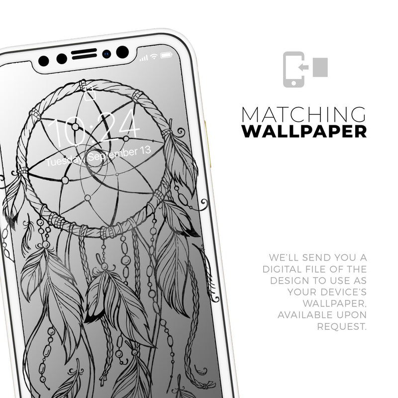 WaterColor Dreamcatchers v11 - Skin-Kit compatible with the Apple iPhone 12, 12 Pro Max, 12 Mini, 11 Pro or 11 Pro Max (All iPhones Available)