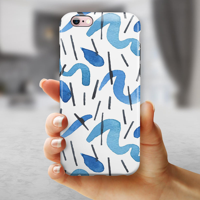 WaterColors Under the Scope iPhone 6/6s or 6/6s Plus 2-Piece Hybrid INK-Fuzed Case