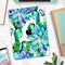 Watercolor Cactus Succulent Bloom V13 - Full Body Skin Decal for the Apple iPad Pro 12.9", 11", 10.5", 9.7", Air or Mini (All Models Available)