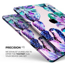 Watercolor Cactus Succulent Bloom V15 - Full Body Skin Decal for the Apple iPad Pro 12.9", 11", 10.5", 9.7", Air or Mini (All Models Available)