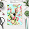 Watercolor Cactus Succulent Bloom V3 - Full Body Skin Decal for the Apple iPad Pro 12.9", 11", 10.5", 9.7", Air or Mini (All Models Available)
