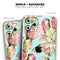 Watercolor Cactus Succulent Bloom V3 - Skin-Kit compatible with the Apple iPhone 12, 12 Pro Max, 12 Mini, 11 Pro or 11 Pro Max (All iPhones Available)