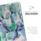 Watercolor Cactus Succulent Bloom V8 - Full Body Skin Decal for the Apple iPad Pro 12.9", 11", 10.5", 9.7", Air or Mini (All Models Available)