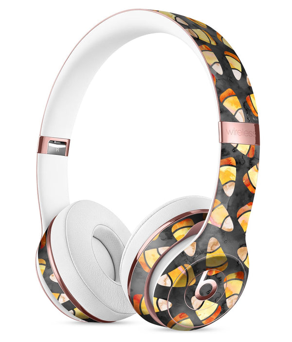 Watercolor Candy Corn Pattern Full-Body Skin Kit for the Beats by Dre Solo 3 Wireless Headphones