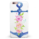 Watercolor Floral Anchor iPhone 6/6s or 6/6s Plus INK-Fuzed Case