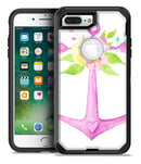 Watercolor Floral Anchor Sprout - iPhone 7 or 7 Plus Commuter Case Skin Kit