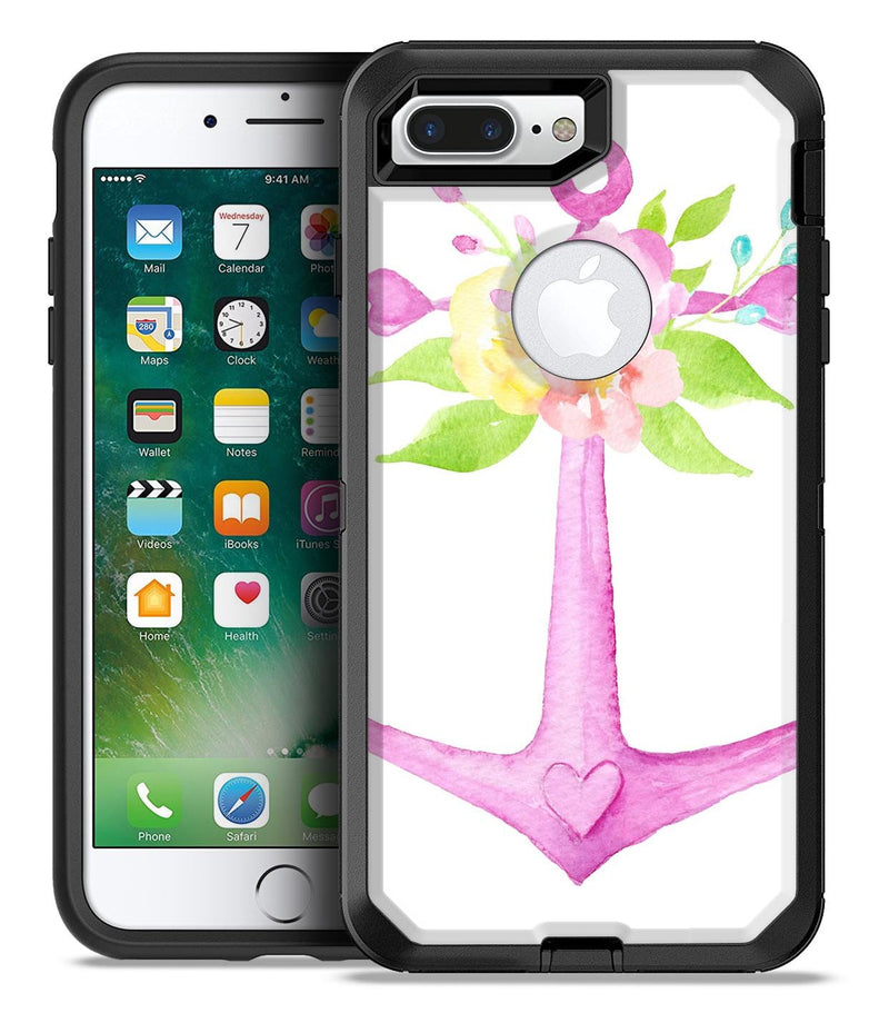 Watercolor Floral Anchor Sprout - iPhone 7 Plus/8 Plus OtterBox Case & Skin Kits