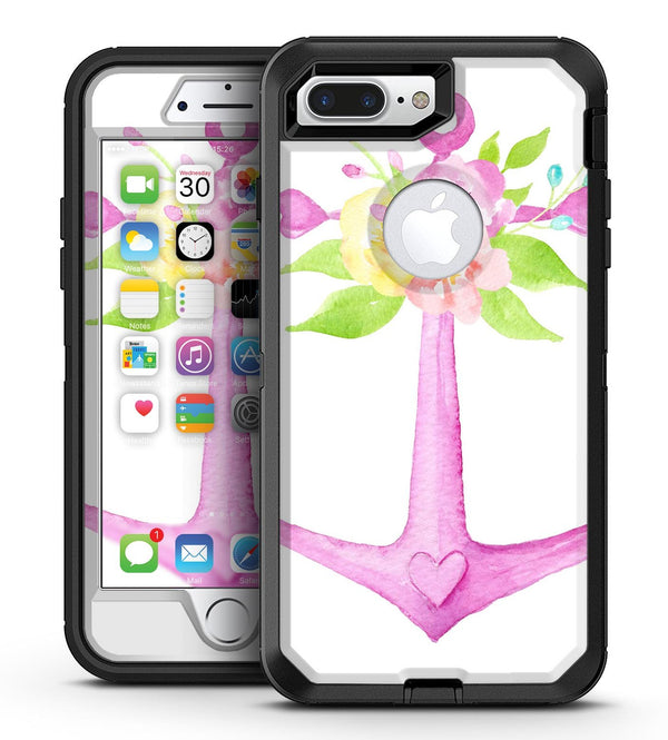 Watercolor Floral Anchor Sprout - iPhone 7 Plus/8 Plus OtterBox Case & Skin Kits