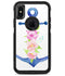 Watercolor Floral Anchor - iPhone X OtterBox Case & Skin Kits