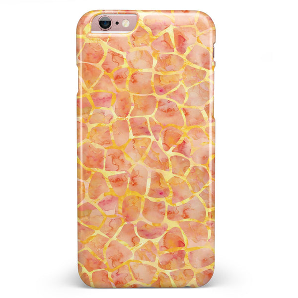 Watercolor Giraffe Pattern iPhone 6/6s or 6/6s Plus INK-Fuzed Case