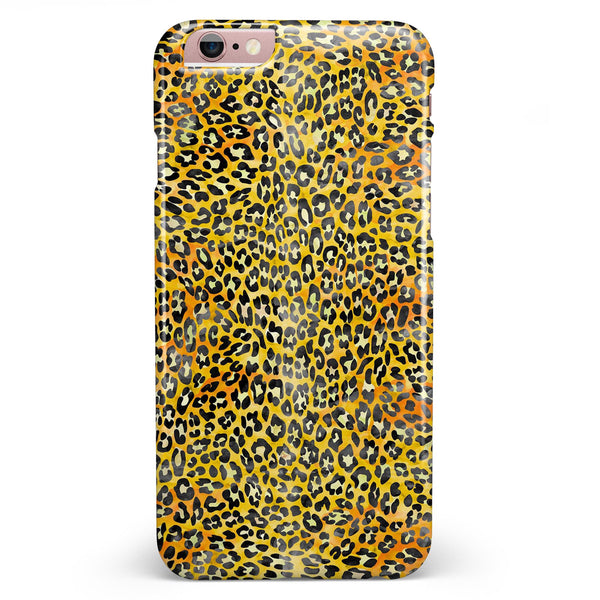 Watercolor Leopard Pattern iPhone 6/6s or 6/6s Plus INK-Fuzed Case