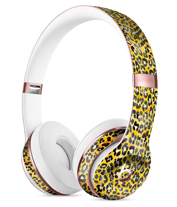 Watercolor Leopard Pattern Full-Body Skin Kit for the Beats by Dre Solo 3 Wireless Headphones