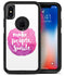 Watercolor Pink Make People Smile - iPhone X OtterBox Case & Skin Kits