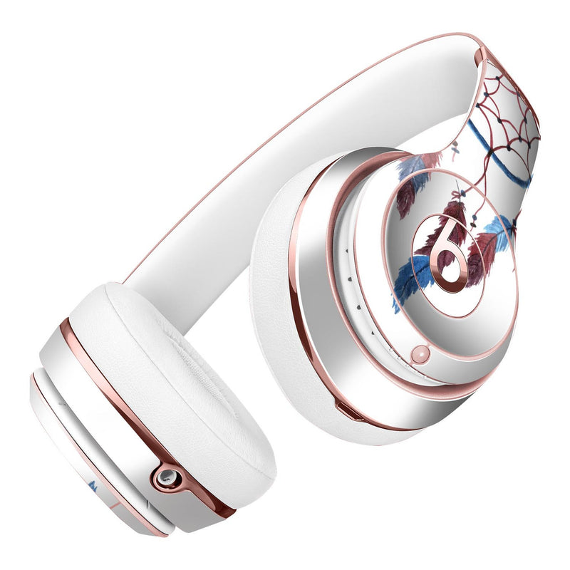 Watercolor Red and Blue Toned Dream Catcher Full-Body Skin Kit for the Beats by Dre Solo 3 Wireless Headphones