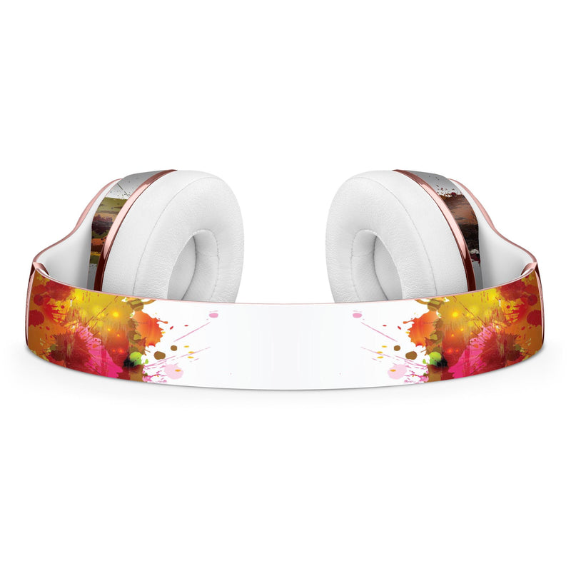 Watercolor Splattered Tree Full-Body Skin Kit for the Beats by Dre Solo 3 Wireless Headphones
