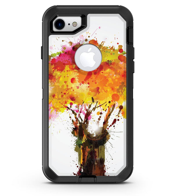 Watercolor Splattered Tree - iPhone 7 or 8 OtterBox Case & Skin Kits
