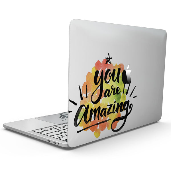 MacBook Pro with Touch Bar Skin Kit - Watercolor_Stroke_You_are_Amazing-MacBook_13_Touch_V9.jpg?