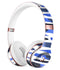 Watercolor Strokes of Blue on Black Full-Body Skin Kit for the Beats by Dre Solo 3 Wireless Headphones