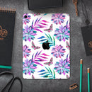 Watercolor Succulent Bloom V17 - Full Body Skin Decal for the Apple iPad Pro 12.9", 11", 10.5", 9.7", Air or Mini (All Models Available)