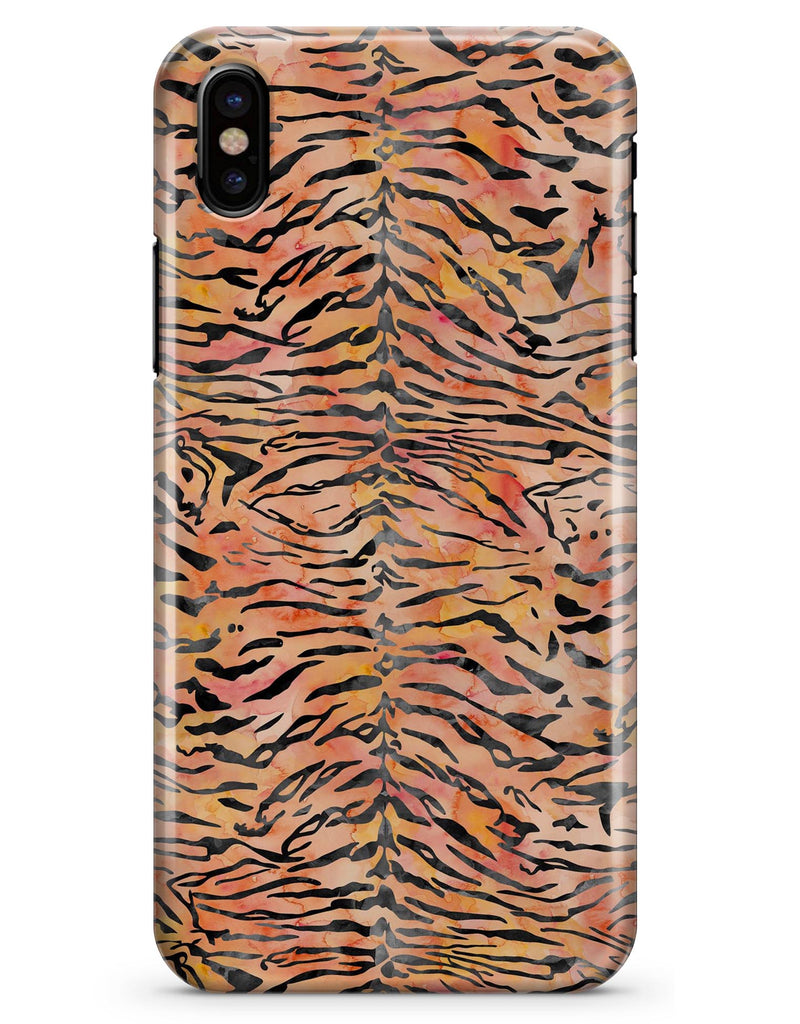 Watercolor Tiger Pattern - iPhone X Clipit Case