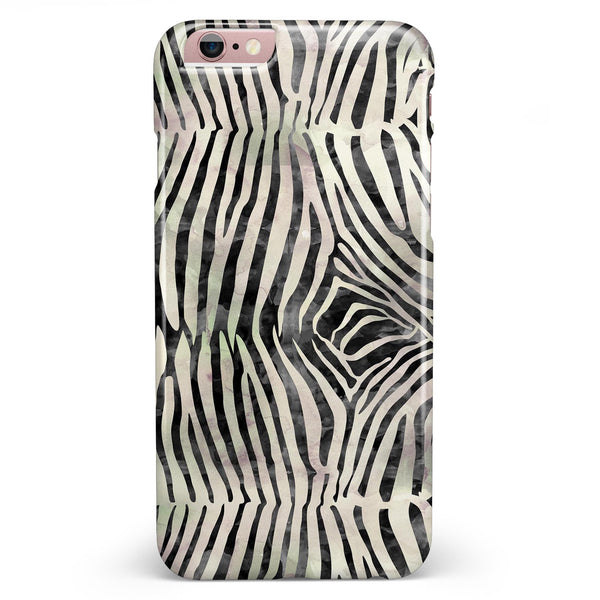 Watercolor Zebra Pattern iPhone 6/6s or 6/6s Plus INK-Fuzed Case