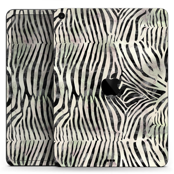 Watercolor Zebra Pattern - Full Body Skin Decal for the Apple iPad Pro 12.9", 11", 10.5", 9.7", Air or Mini (All Models Available)