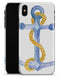 Watercolored Anchor with Rope - iPhone X Clipit Case