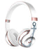 Watercolored Grungy Chained Anchor Full-Body Skin Kit for the Beats by Dre Solo 3 Wireless Headphones