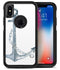 Watercolored Grungy Chained Anchor - iPhone X OtterBox Case & Skin Kits