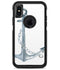Watercolored Grungy Chained Anchor - iPhone X OtterBox Case & Skin Kits