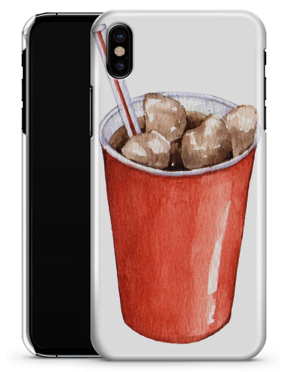 Watercolored Red Solo Cup - iPhone X Clipit Case