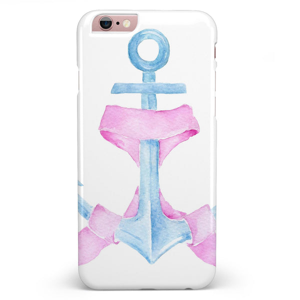 Watercolored Ribbon on Anchor iPhone 6/6s or 6/6s Plus INK-Fuzed Case