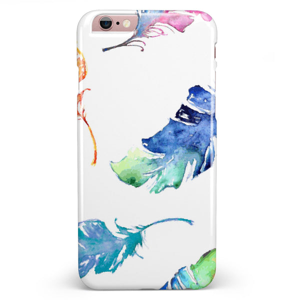 Watercolour Feather Floats iPhone 6/6s or 6/6s Plus INK-Fuzed Case