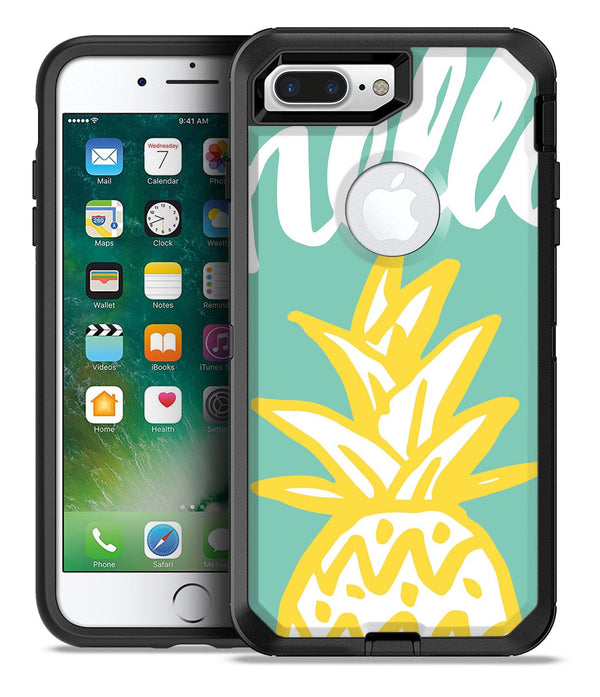 Well Hello Pineapple - iPhone 7 or 7 Plus Commuter Case Skin Kit